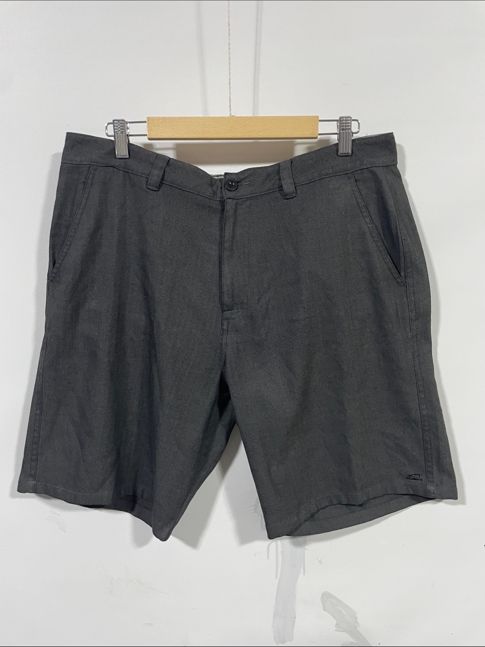O'Neill Black Flat-Front Men's Shorts
